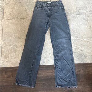 Zara Charcoal Women's Flare Jeans